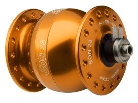 Dynamo v předním náboji pro 24" až 29" kola