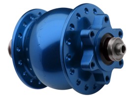 Dynamo v předním náboji pro 24" až 29" kola s kotoučovými brzdami