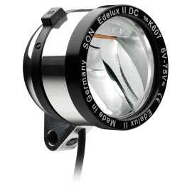 Přední světlo SON pro elektrokola DC 6V s 140 cm SON koax. kabel - napájení z hlavní baterie